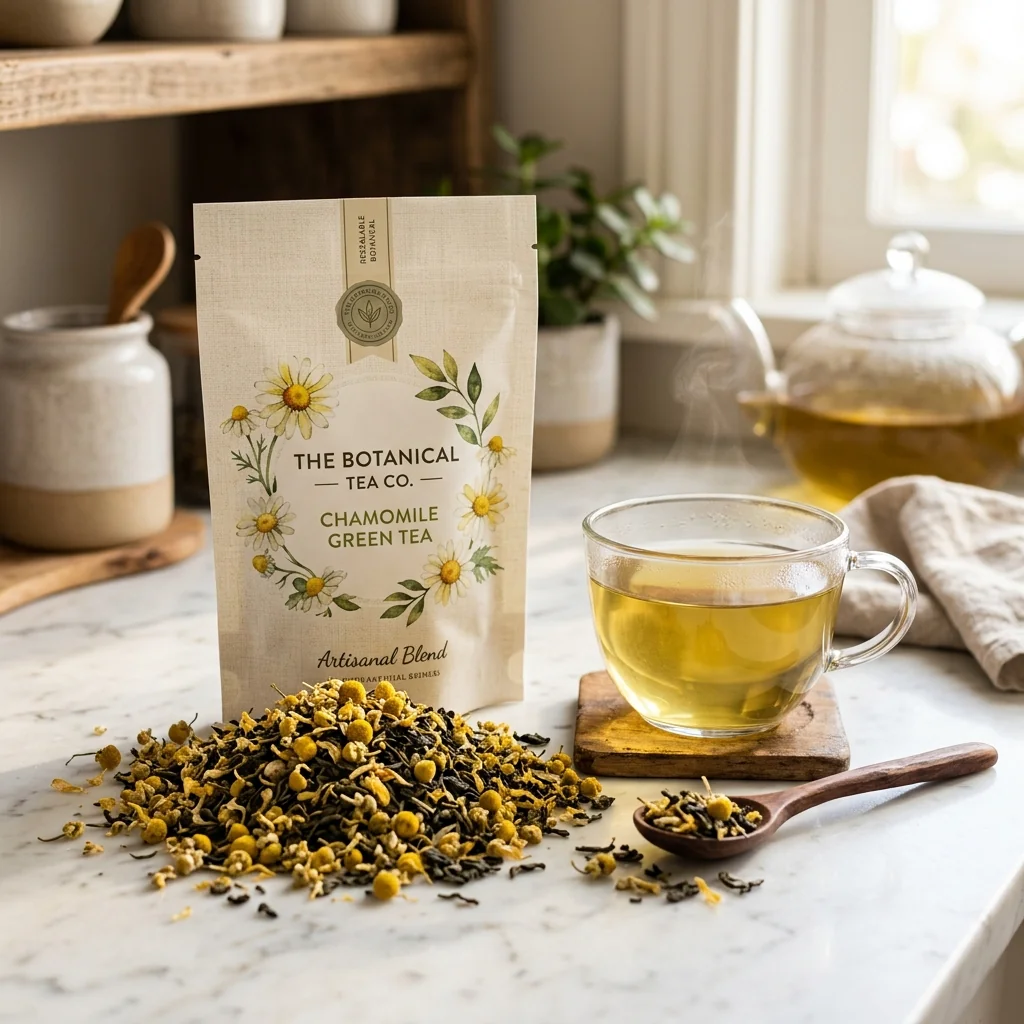 Artisanal Chamomile Green Tea Blend